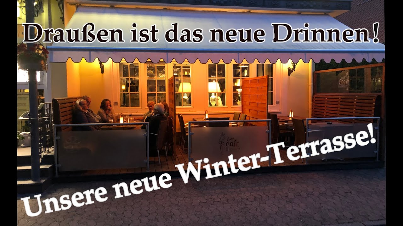 Draußen ist das neue Drinnen - unsere neue Winter-Terrasse!